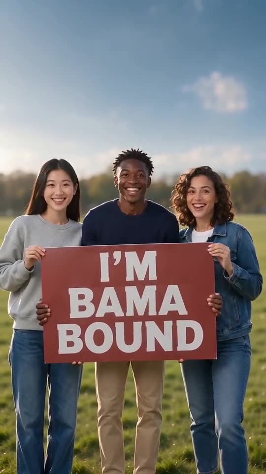 Bama Bound AI: example frame