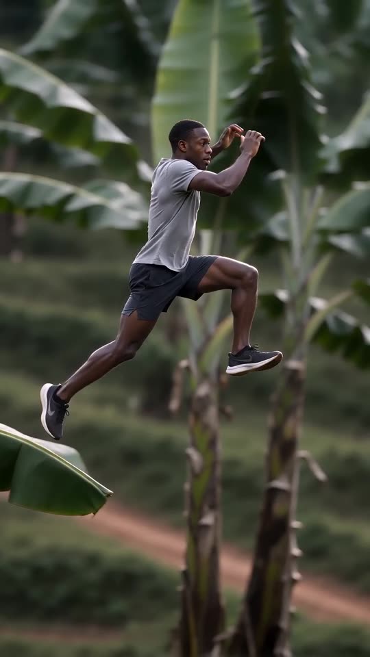 Banana Tree Run AI: example frame